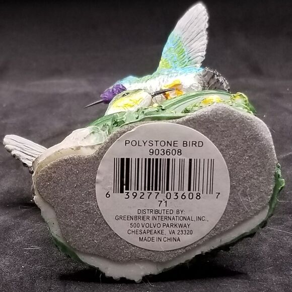 hummingbird figurine polystone - Picture 8 of 12